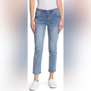 DEMOCRACY Luxe Touch Ab Technology High Waist Crop Ankle Jeans